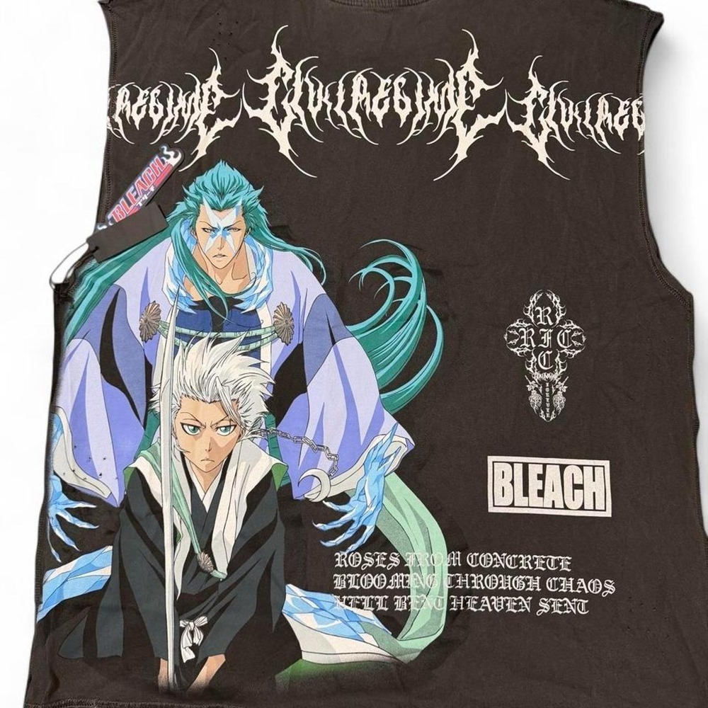BRAND NEW WITH TAGS Civil Regime x Bleach Anime Muscle Tee